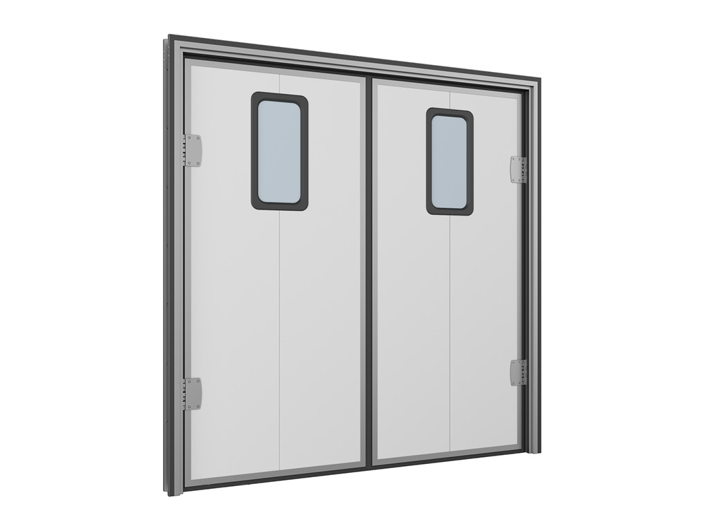 Двустворчатая дверь.